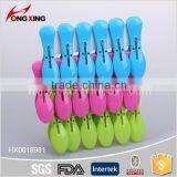 18 Pcs Hanger Clamp 2.85 Inch Plastic Clothespins thumbnail-3