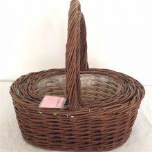 High Quality With Reasonable Price Wicker Basket Arc Top Shape thumbnail-1