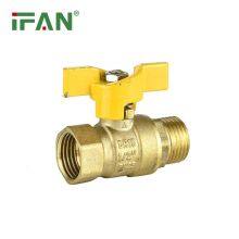 IFAN Wholesale Manual Brass Ball Valve Female and Male Natural Gas Ball Valve thumbnail-4
