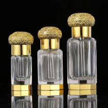 High Quality Golden Slivery Glass Oil Bottle