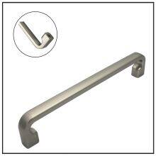 Nickel Plated Ripple Kitchen Handles Drawer Pulls T Bar Zinc Alloy Cabinet Hardware Handles thumbnail-2