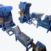 Galvanized Razor Blade Barbed Wire Mesh Making Machine Made in China thumbnail-1