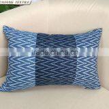 Printed Denim Fabric Patchwork Christmas Decorations Cushion Cover thumbnail-1