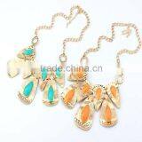 Charming Metal Top Grade Crystal Female Big Chunky Necklace Wholesale thumbnail-4