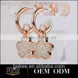 2015 Newest Fashionable Jewelry 925 Sterling Silver Jewelry Rose Gold Earring thumbnail-4