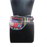 Colorful Multi-pocket Cotton Portable Travel Waist Bag Money Belt for Sale thumbnail-2