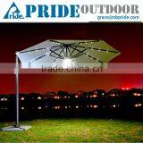 8 Bone Round Solar Led Umbrella Light Waterproof Material Umbrella Fabric Umbrella Beach thumbnail-1