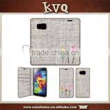 5.5inch Phone Linen Case With Card Slots Flip Cover for Samsung Galaxy J7 thumbnail-3