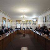 Luxury Wood Oval Desk Top Office Meeting Conference Room Table(SZ-MT099) thumbnail-5