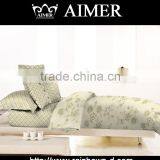 trade assurance 100% cotton 200 TC percal plain pigment printed fabric for clasiic design for duvet cover sets bed sheet