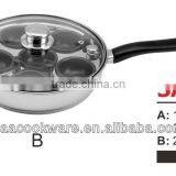 2015 New Products German Technique Stainless Steel Egg Poacher With Induction Bottom For Wholesale thumbnail-1