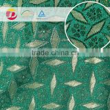 wholesale green glitter dress making elastic african lace styl