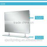 Bathroom Wall Mounted Rectangular Defogger Pad Led Dressing Mirror thumbnail-3