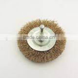 Crimped Wire Wheel Brush With Shank,small Wire Brush thumbnail-2