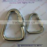 Steel Electric Galvanized Delta Shaped Quick Link Carabiner Rigging Hook Manufacturer thumbnail-3