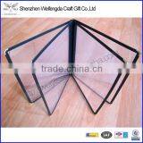 Elegant PVC Transparent Plastic Menu Covers Quality Choice