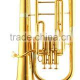 High Grade Euphonium, Brass Body, Gold Lacquer, Bb 3 Piston Valves thumbnail-5