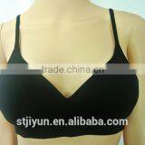 Black Padded Girls Seamless Women Cheap Wholesale Sports Bra