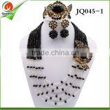 2016 Wholesale Jewelry African Crystal Beads Jewelry Sets for Nigerian Wedding Bracelet Set thumbnail-3