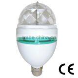 Self Rotating Color Changing Mini Laser Disco Ball Light Bulb Decoration Light thumbnail-1