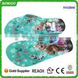 good quality factory price Frozen photo print insole girls beautiful girl nude beach frozen flip flops