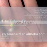 Clear Plastic PVC Business Cards Calling Card Name Card