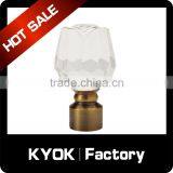KYOK Wholesale Hot Sell Curtain Rod Crystal Curtain Finials,decorative Curtain Finials thumbnail-3