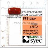 1000pF 1000VDC PPN 102J 1000VDC Polypropylene Film Capacitor thumbnail-5