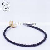 Comfortable Simple Promotion Black Leather Suede Bracelet Quality Choice thumbnail-2