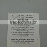 Non-toxic Eco Friendly Low Price Customized Temporary Tattoo Sticker thumbnail-3