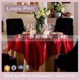 LinenPro Cocktail Table Cloth With Fringe, Beer Pong Table Cloth thumbnail-4
