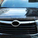 1Pair Car Front Headlight Trim Eye Line Eyebrow Garnish Decorative Cover ABS For Toyota Highlander 2014 2015 thumbnail-6