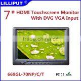 669GL-70NP/C/T Cheap 7 Inch Mini Computer Monitor With Touch Screen thumbnail-1