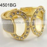 Fashion Simple Style Contracted Gold Plated Rhainstones Bracelet Bangle 4501BG