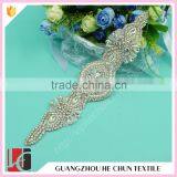 HC-3444 Hechun Hot Fix Crystal Applique Patch for Banquet Dresses