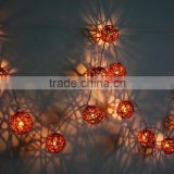 Christmas decoration led light for christmas tree decoration with assorted Iron material shapes
