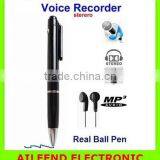 4GB Fashionable Pen Dictaphone With MP3 Player Pen Voice Recorder