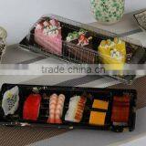 0.5mm Thickness Sushi Take Away Box With 0.4mm Lid