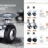 2 Inch Table Leg Casters Flat Furniture Caster Castor Wheel Small Wheels thumbnail-5