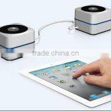 NEW DESIGN Aluminum Wireless Protable Bluetooth MINI Speaker for Mobile Iphone and Table pc Ipad
