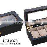 Premium Wooden Watch Package Box With Lid thumbnail-2
