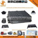 4-Channel SD Card GPS 4G Mobile DVR Recorder With RS232 / RJ45 Interface thumbnail-5