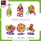 2015 Hot Sale ABS Plastic Construction And Educational Toy Magnetic Building Blocks