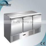 3 Door Stainless Steel Refrigerated Salad Working Table thumbnail-1