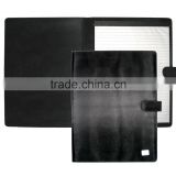 PVC MATERIAL CHEAP PORTFOLIO WITH NOTE PAD