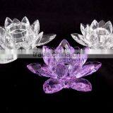Lotus Flower Crystal Candle Holder thumbnail-1