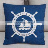Home Decorative Throw Pillow Covers Custom Photo Printed Nautical Patterns Cushion thumbnail-2