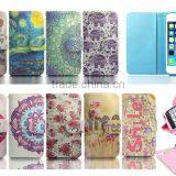 Magnetic PU Flip Real Leather Slot Wallet Cover Stand Case For IPhone 6 Plus