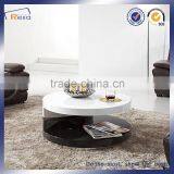 ROUND SWIVEL ELEGANT WHITE NEW 2016DESIGN COFFEE TABLE UNIQUE TEA TABLE thumbnail-5