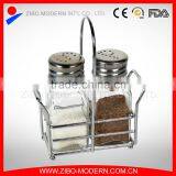 High Quality Salt Pepper Bottle Glass Spice Jar With Spice Rack